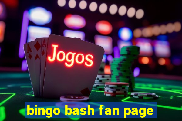 bingo bash fan page