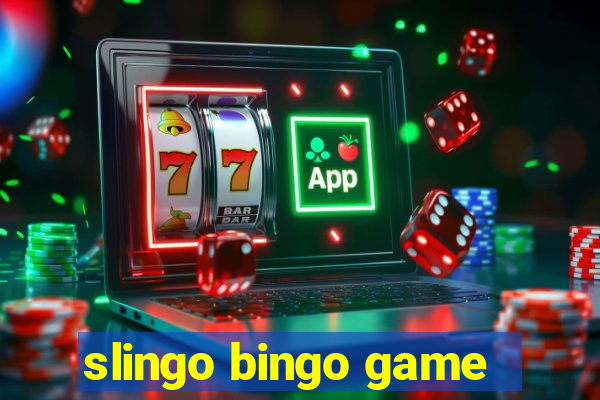 slingo bingo game