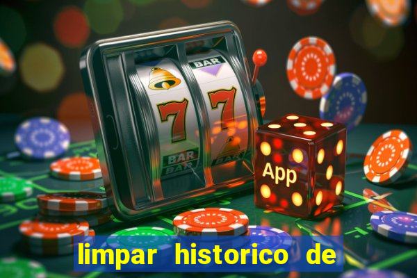 limpar historico de apostas bet365