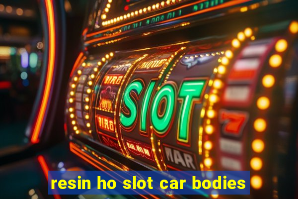 resin ho slot car bodies