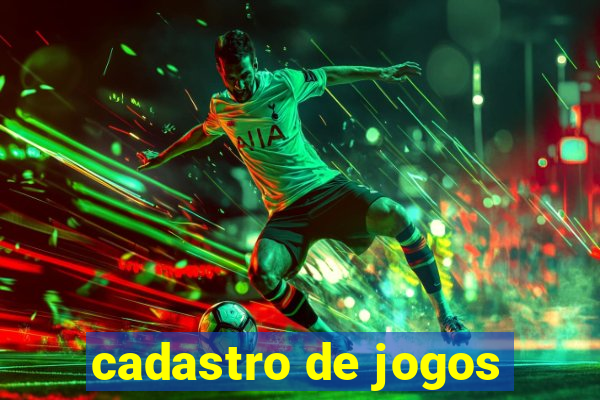 cadastro de jogos