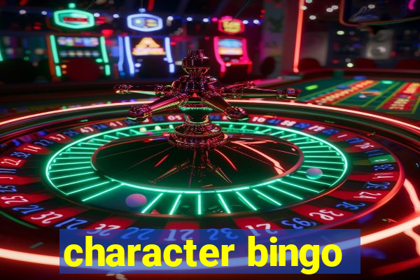 character bingo