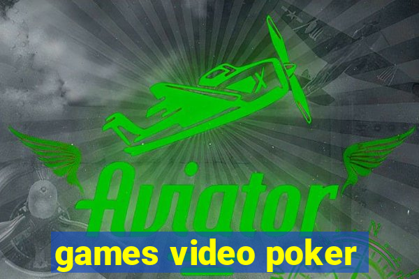 games video poker