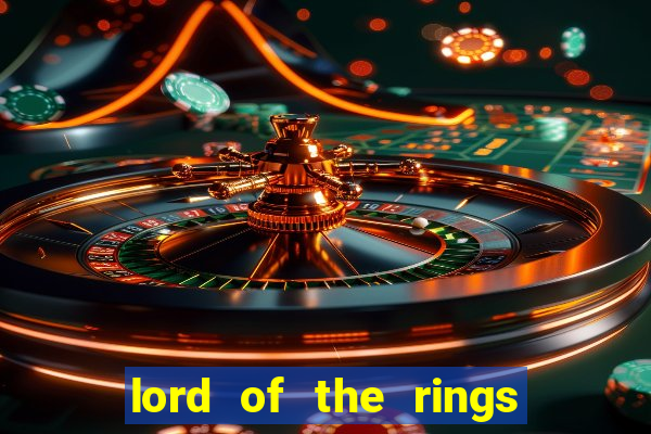 lord of the rings slot machine