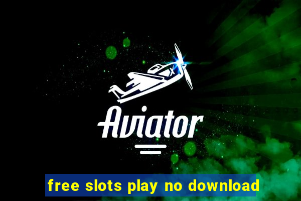 free slots play no download