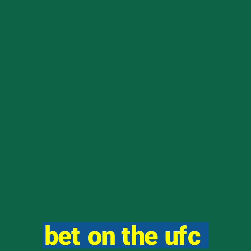 bet on the ufc