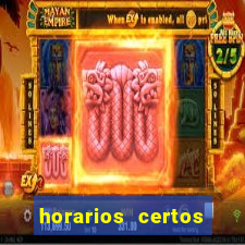 horarios certos para jogar fortune tiger