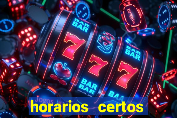 horarios certos para jogar fortune tiger