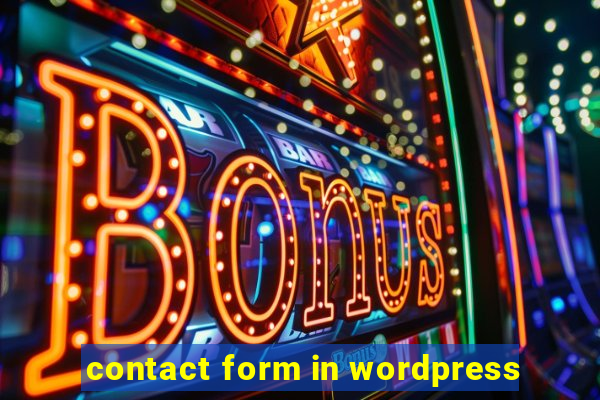 contact form in wordpress