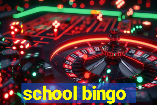 school bingo