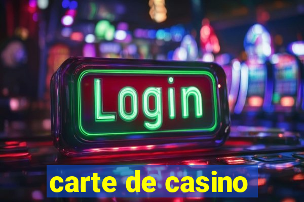 carte de casino