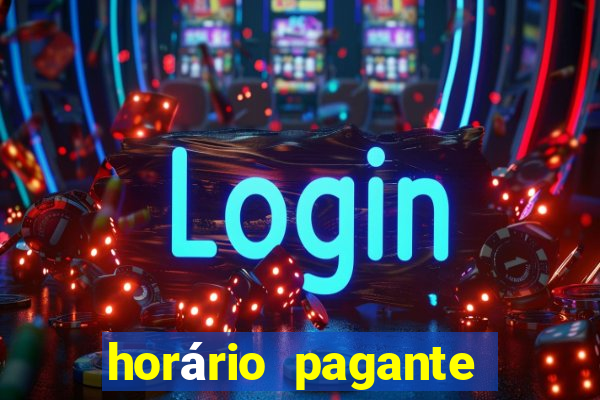 horário pagante fortune tiger