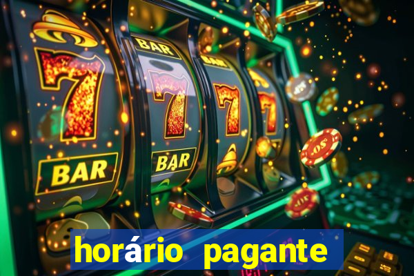 horário pagante fortune tiger