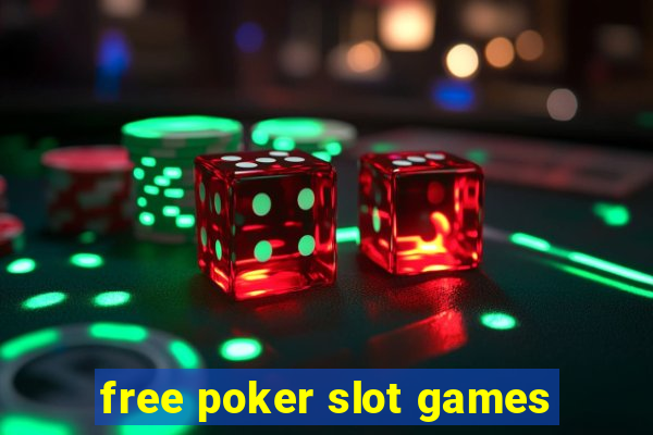 free poker slot games