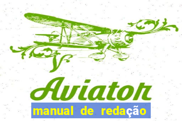 manual de redação folha de são paulo pdf