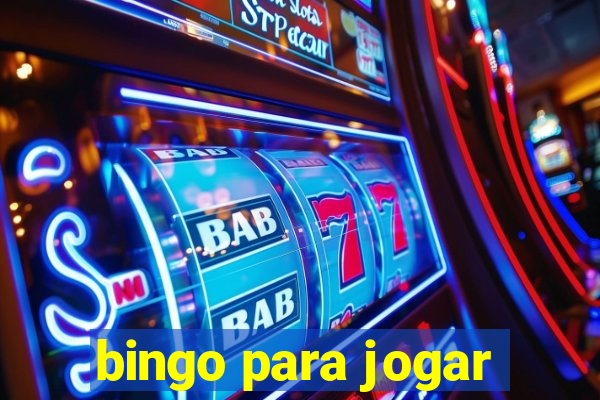 bingo para jogar