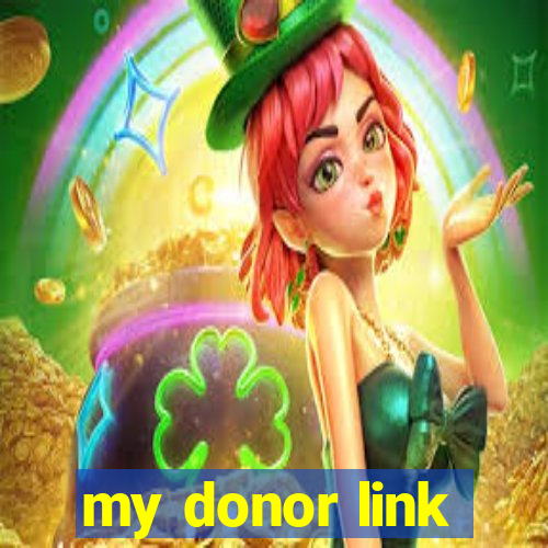 my donor link