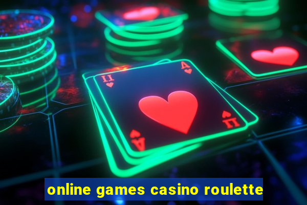 online games casino roulette