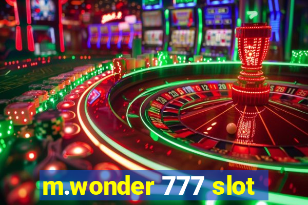 m.wonder 777 slot