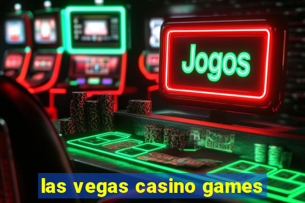 las vegas casino games