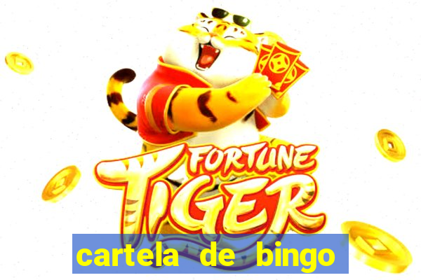 cartela de bingo para cha revela??o