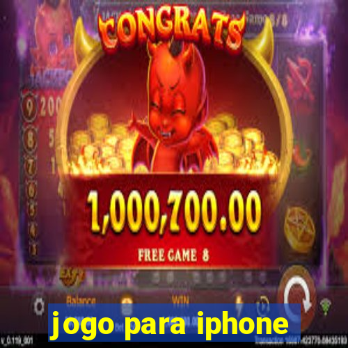 jogo para iphone