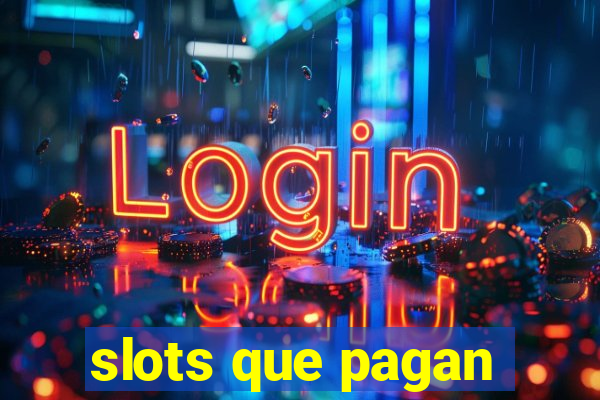 slots que pagan