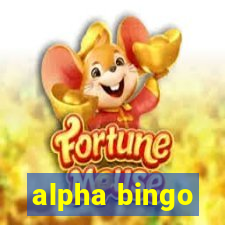 alpha bingo