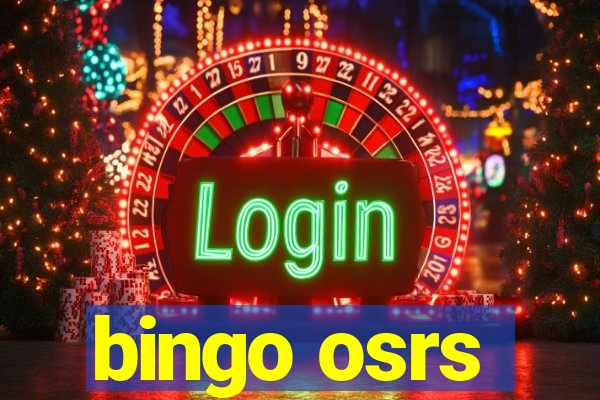 bingo osrs