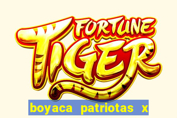 boyaca patriotas x deportivo pereira