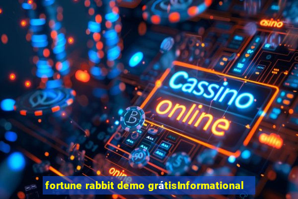 fortune rabbit demo grátisInformational