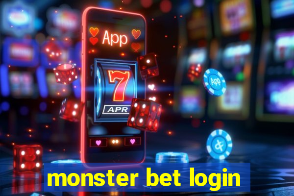 monster bet login