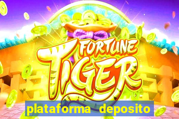 plataforma deposito minimo 1 real