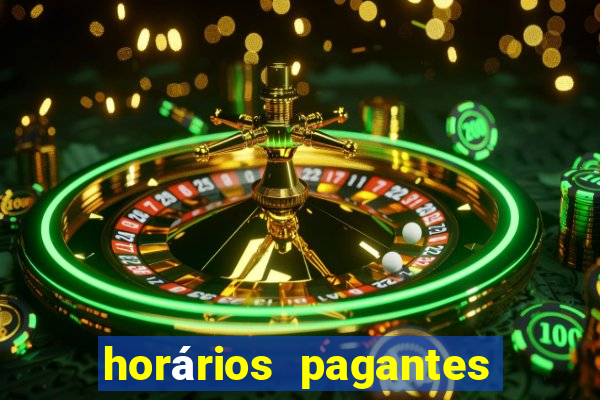 horários pagantes do fortune tiger