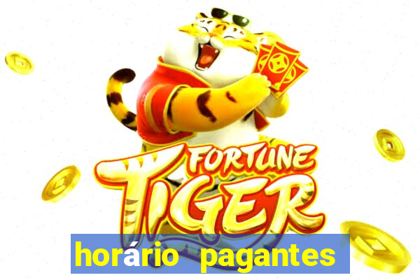 horário pagantes fortune tiger