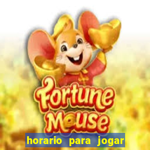 horario para jogar fortune rabbit