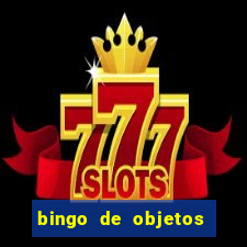 bingo de objetos para imprimir