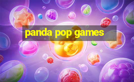 panda pop games