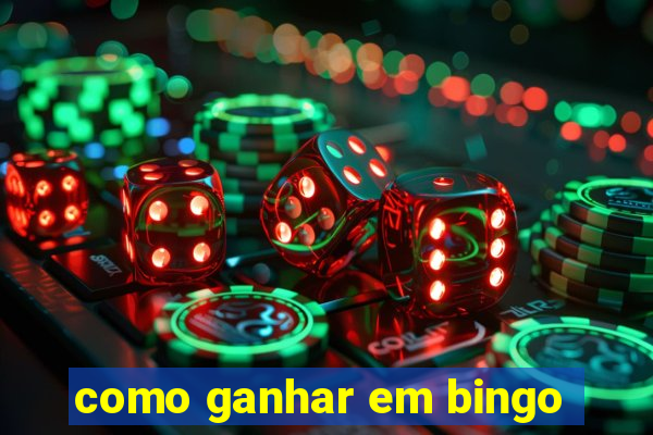 como ganhar em bingo