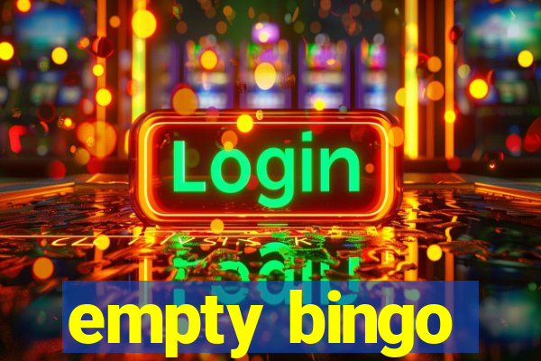 empty bingo