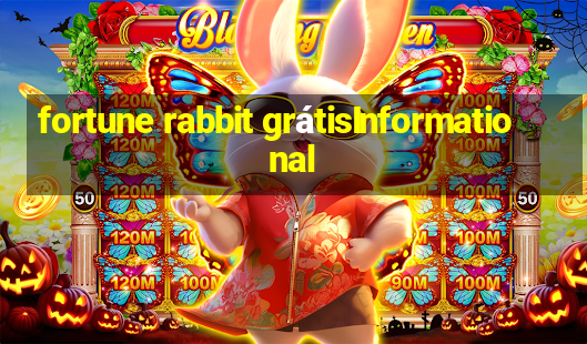 fortune rabbit grátisInformational