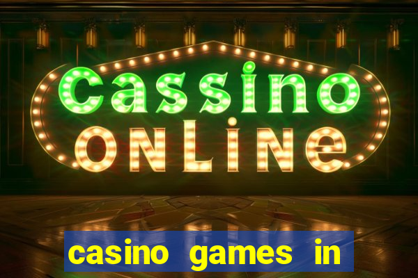 casino games in las vegas