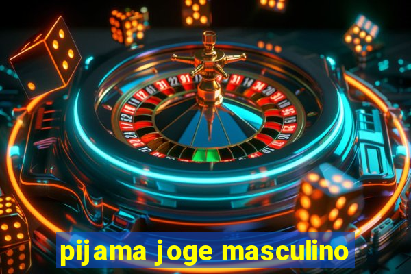 pijama joge masculino