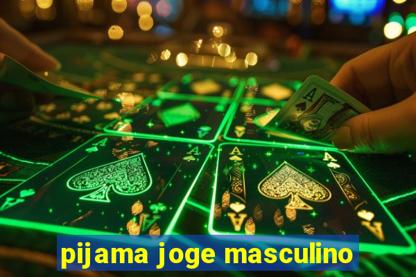 pijama joge masculino