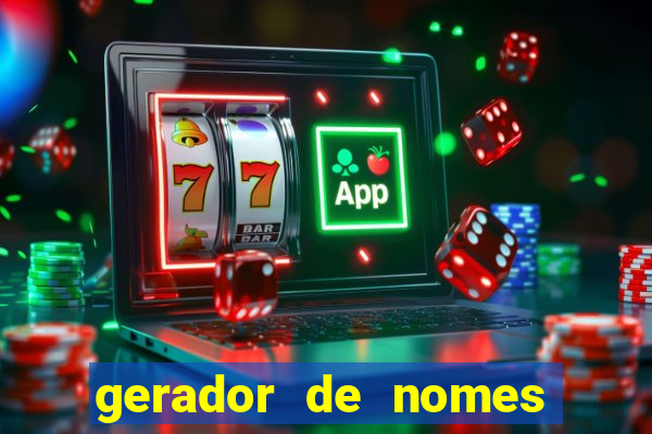 gerador de nomes para jogos