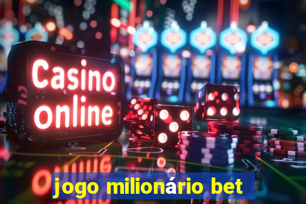 jogo milionário bet