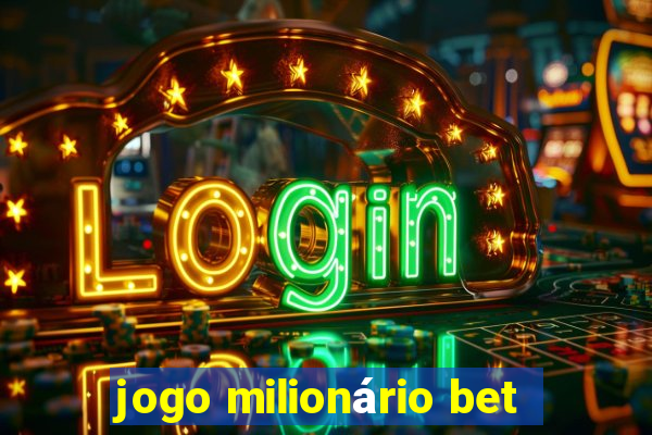 jogo milionário bet