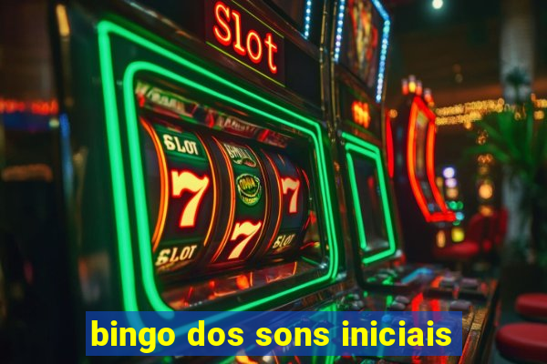 bingo dos sons iniciais