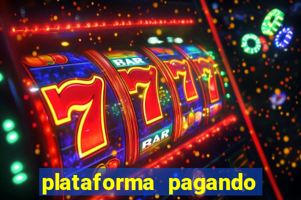 plataforma pagando fortune tiger