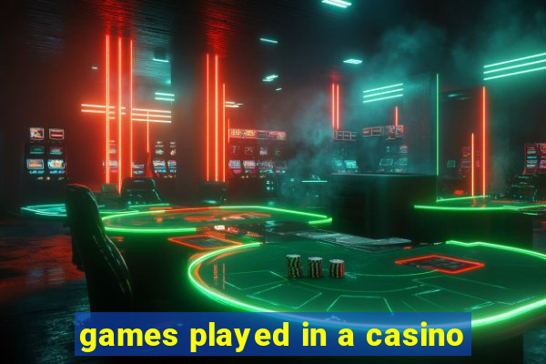 games played in a casino